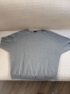 Quince Women's Gray Crew Neck Sweater